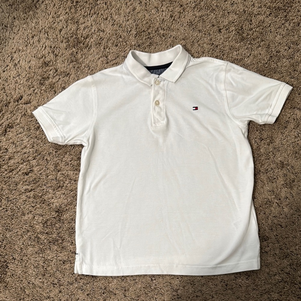Tommy Hilfiger Boys 100% Cotton Polo Shirt Size 8/10